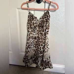 Cheetah Print Dress